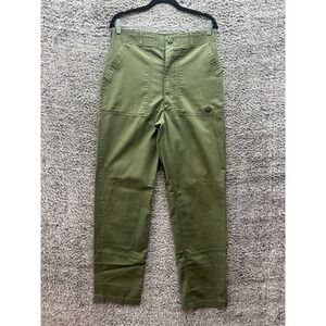 Vintage 1980's US Army OG-507 Utility Baker Pants Green Size 34 x 35‎